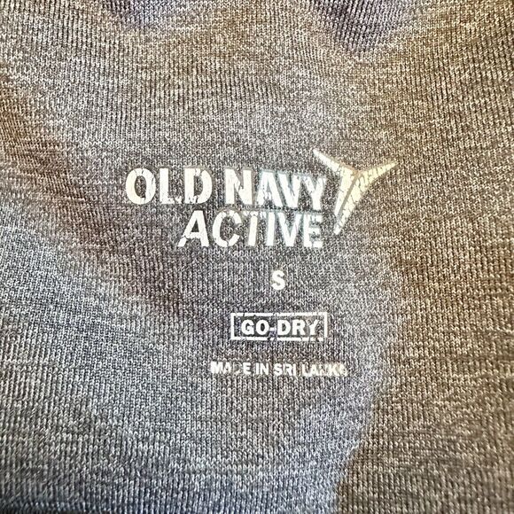 Old Navy Women's Active Go Dry Black-Gray Color Block Full Length Leggings Small - Picture 10 of 12